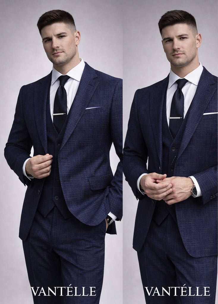 The Windsor Textured 3-Piece Suit