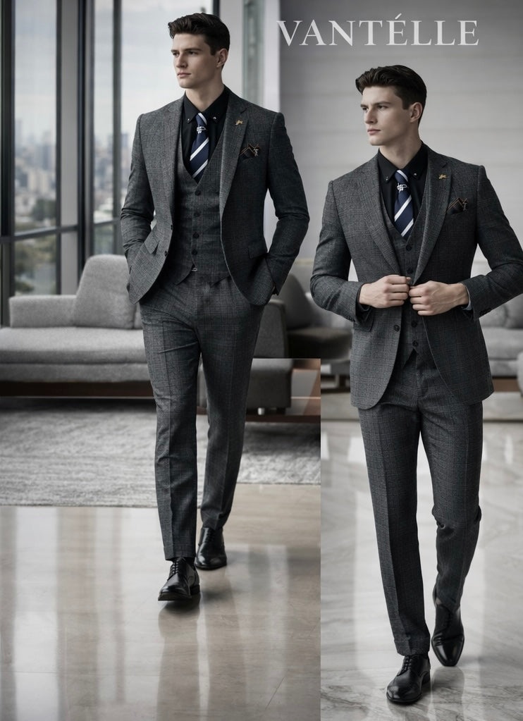 The Kensington Check 3-Piece Suit