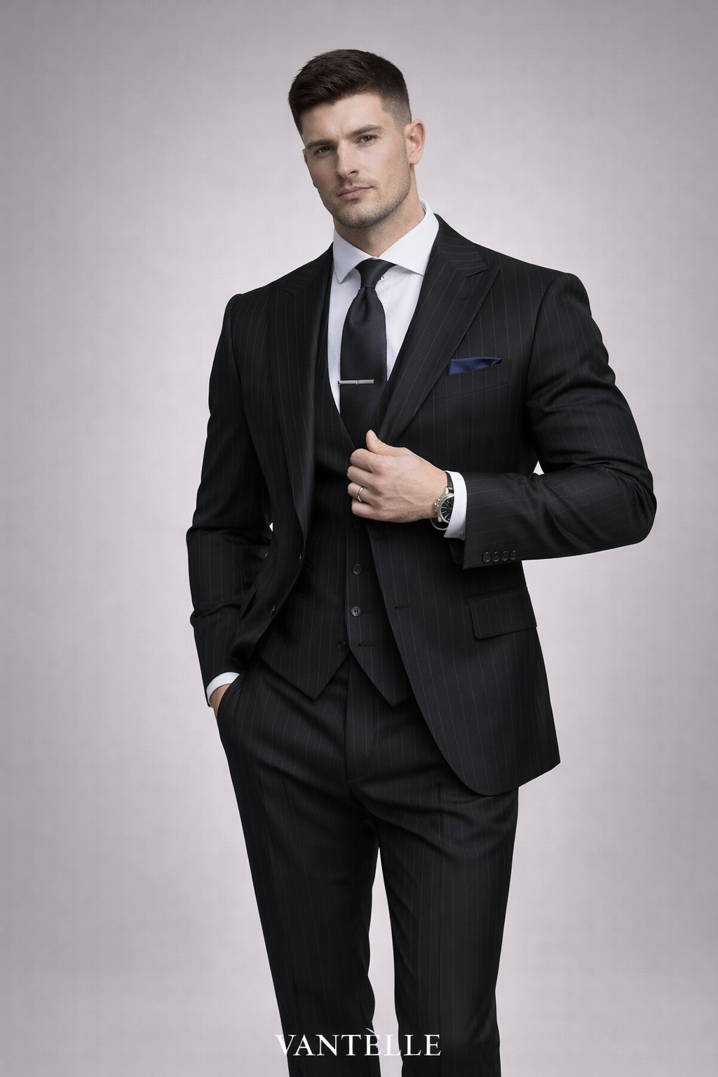 The City Stripe 3-Piece Suit