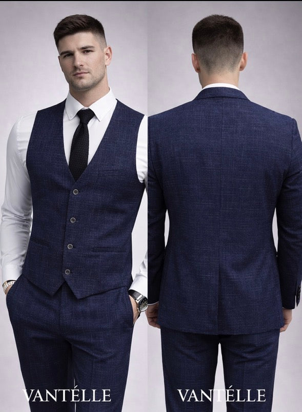 The Windsor Textured 3-Piece Suit